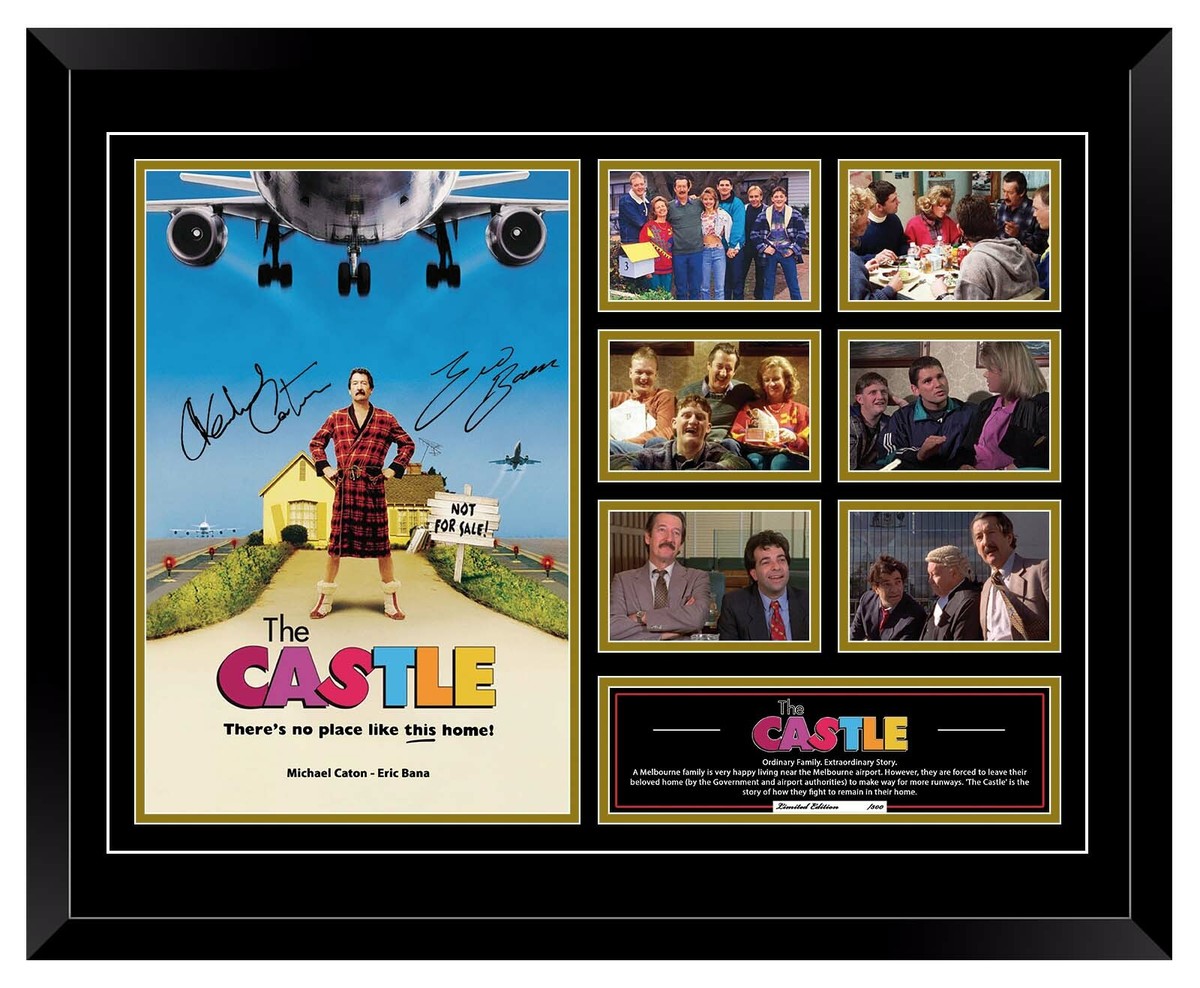 THE CASTLE 1997 MICHAEL CATON ERIC BANA SIGNED PHOTO