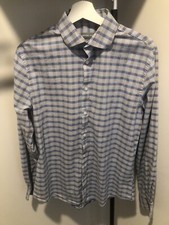 Michael Kors Mens Dress Shirt Slim Stretch Fit Size 16 34/35