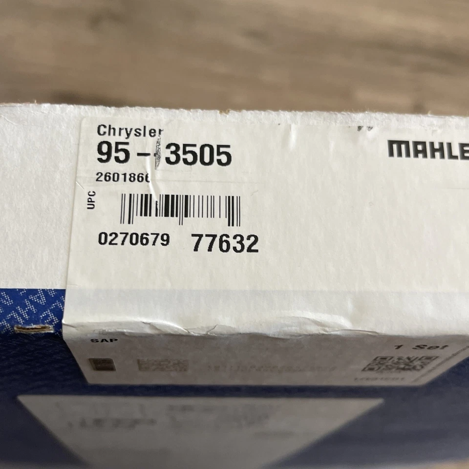 Juego de juntas de motor Mahle 95-3505 para Chrysler Concorde Dodge Intrepid 1998-2000 Foto 3 de 4