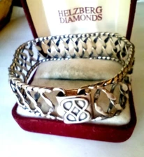 DANECRAFT  RARE Vintage    "VIKING"  DESIGNER    STERLING  SILVER  BRACELET