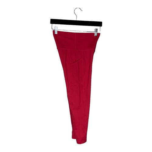 Ideology NWT XS Women Pink High Rise Crop Side Pocket Leggings #1246C - Picture 5 of 14