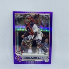 2022 Topps Chrome Update Series - Purple Refractor #USC76 Bryan Lavastida (RC)