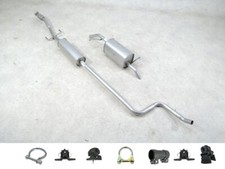 Auspuff Set Neu für Peugeot 208 I 1.0 Vti Mitteltopf Endtopf Anbauteile