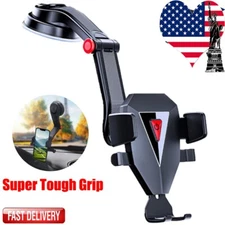 Car Phone Holder Folding Windshield Suction Mount Mobile Cell Phone Stand GPS