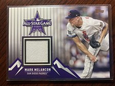 2021 Topps Update Mark Melancon All-Star Game Jersey Relic Padres