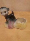 RARE Vintage Black Bear CUB Planter Small Plant Planter 6" Retro Midcentury  — photo 10