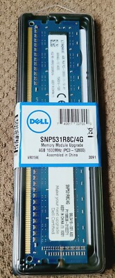 Dell Kingston SNP531R8C/4G Memory Module Upgrade 1600MHz Brand New Sealed 
