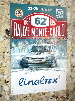Affiche Originale 73e Rallye Monte-Carlo 2005 - World Rally ACM - 40x60 Cm