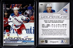 2024-25 Upper Deck Series 2 Young Guns Deluxe #454 Brandon Scanlin /250