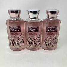 Bath And Body Works A thousand Wishes Shower Gel 3pack DAMAGED 90 FULL