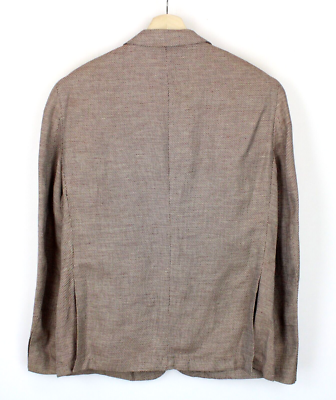 SPONTINI Blazer Men's (EU) 54 Linen Blend Single Breasted