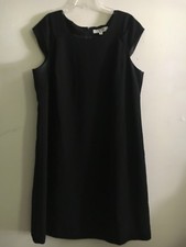 Jones Studio Separates Plus Size 18W Black Dress Cap Sleeves Women Stylish Cut