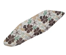 Padded Ironing Board Cover & Pad (for 54" boards) MULTICOLOR FLOWERS & LEAVES,BH