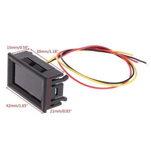 2 in 1 LED Tachometer Gauge Digital Voltmeter for Auto Motor Rotating - Picture 6 of 8