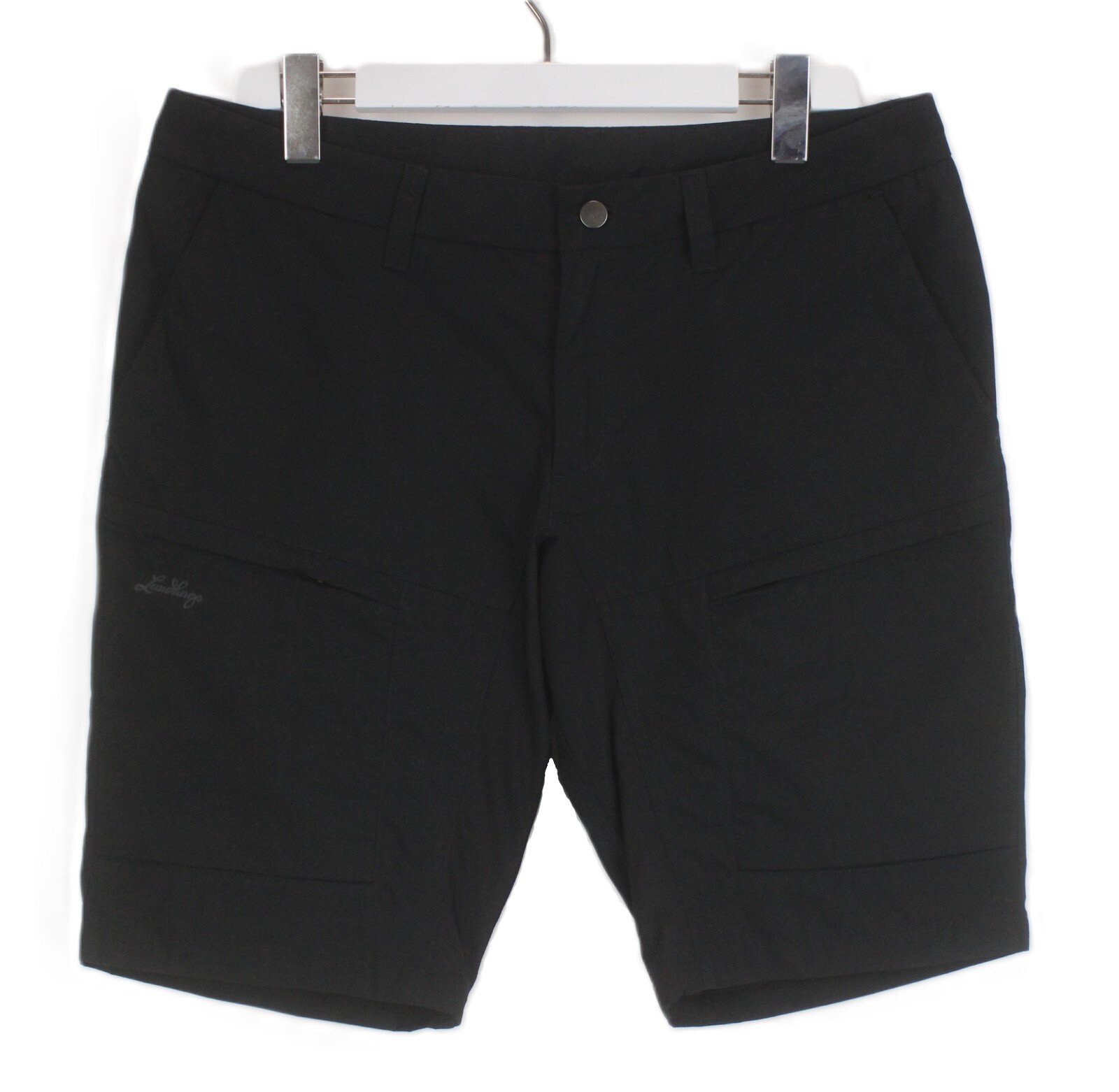 Lundhags Lykka II Pantalones Cortos Mujer (Eu) 42 Trekking Cremallera Logo Negro