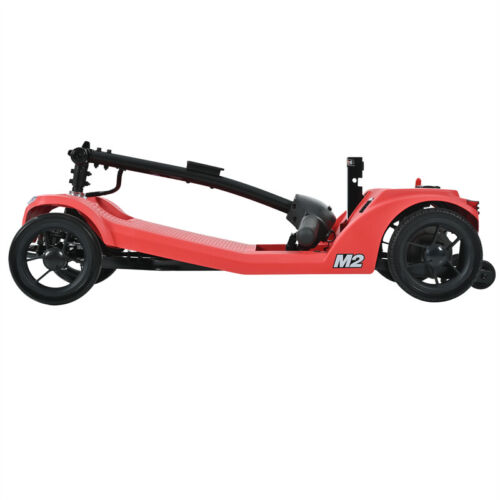 4 Wheels Foldable Mobility Scooter 20 Miles 330bs Capacity 5 MPH w/ LED Light - Picture 20 of 20