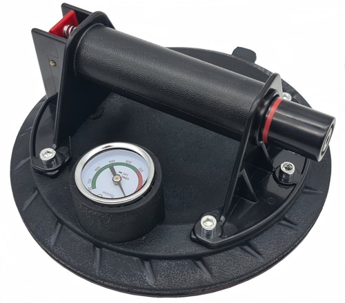 Sollevatore A Ventosa Con Manometro – Portata 110 Kg, Per Vetro E Piastrelle, Con Valigetta