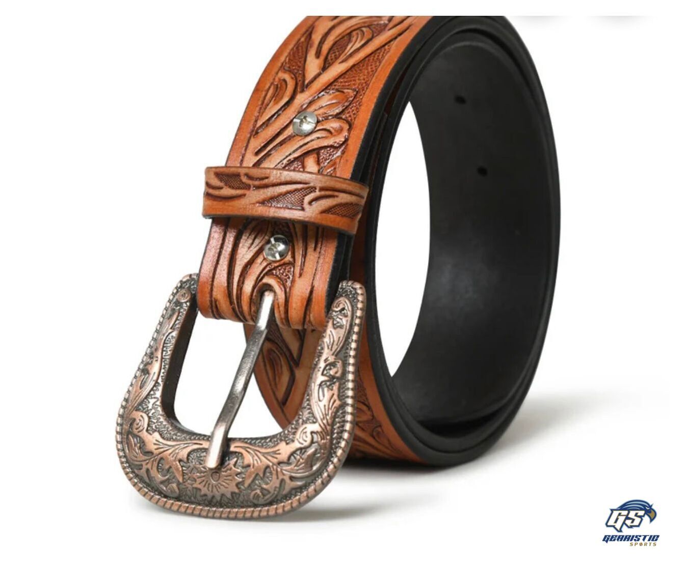 Leather Belt For Men And Women | Handmade Design | 100% Genuine-image