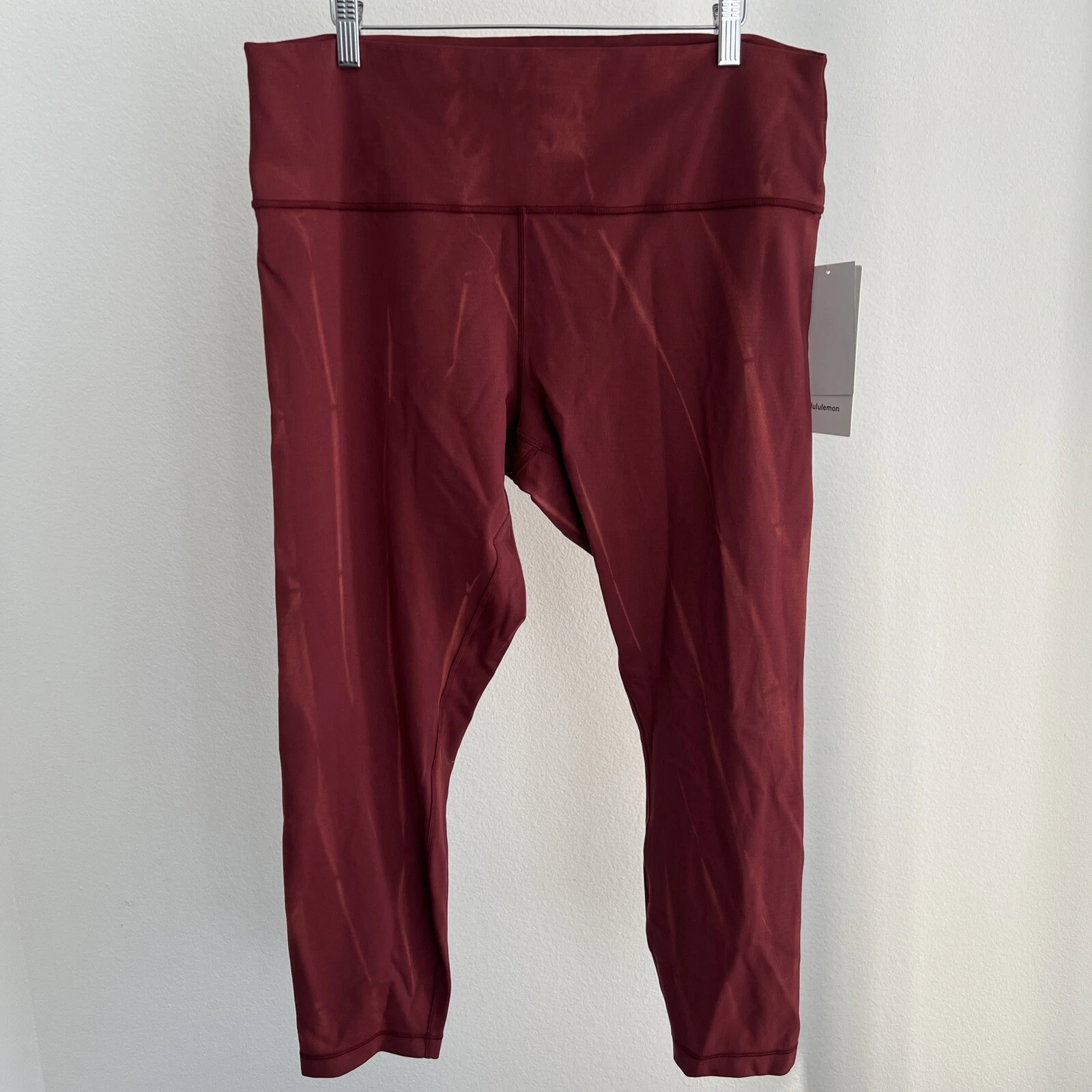 Lululemon Wunder Train HR Tight 25" * Fade NWT Size 18 Merlot Dye SRM1 Everlux