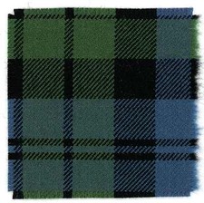 CORRECT 100% WOOL CAMPBELL TARTAN 4 CANADIAN ARMY LORNE SCOTS REGIMENT CAP BADGE