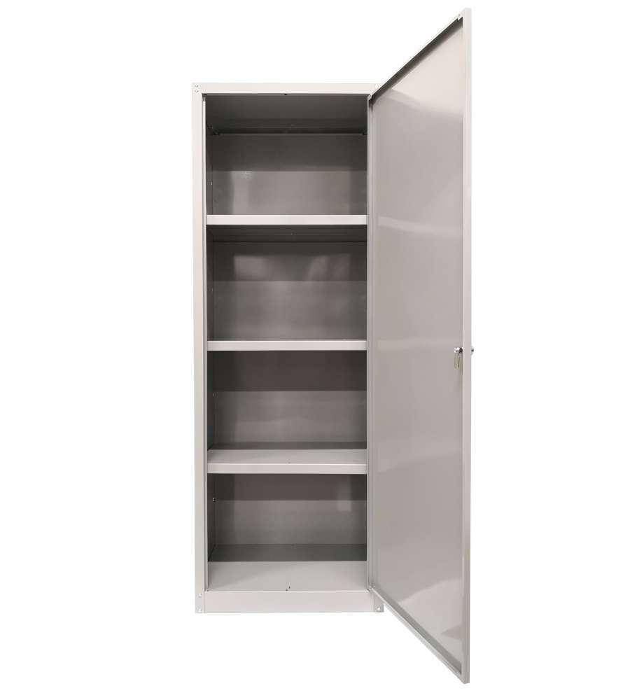 ARMADIO MULTIUSO IN METALLO GRIMA CON 3 PIANI, 60X40X167 CM