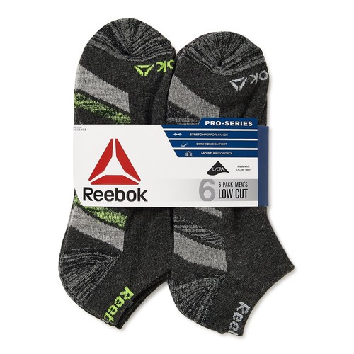 Reebok® Men's Pro Series Low Cut Socks, 6-Pack - Picture 2 of 13