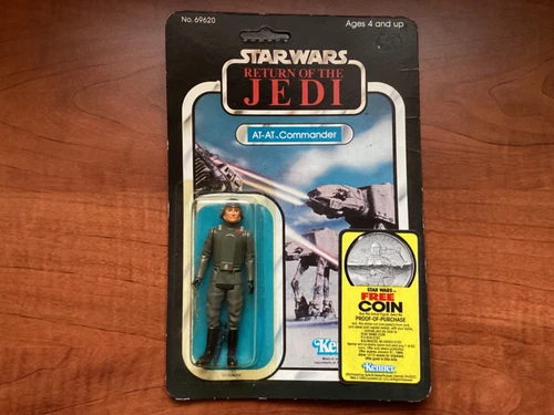 Vintage 1983 Kenner Star Wars ROTJ AT-AT Commander w/ Coin Offer