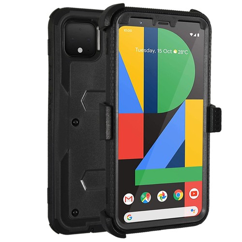 For Google Pixel 4 / Pixel 4XL Case Built in Holster Kickstand Screen Protector - 第 2/25 張圖片