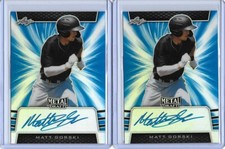 2019 Leaf Metal Draft MATT GORSKI Blue Prismatic Auto RC /30 Pirates