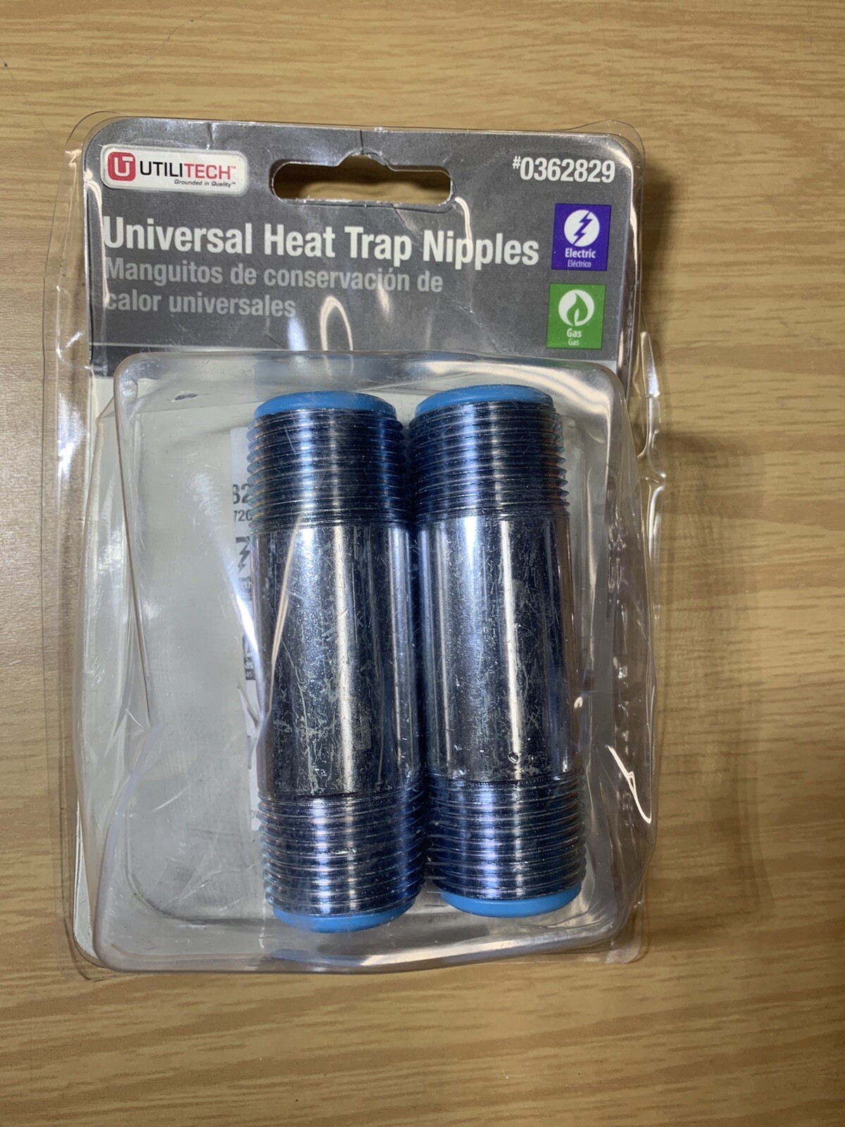 Utilitech Universal Heat Trap Nipples 0362829 Electric Gas Model