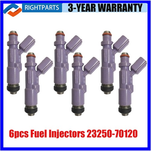 6PCS Fuel Injector 23250-70120 For Toyota Lexus IS200/300 Altezza Mark 2 Chaser