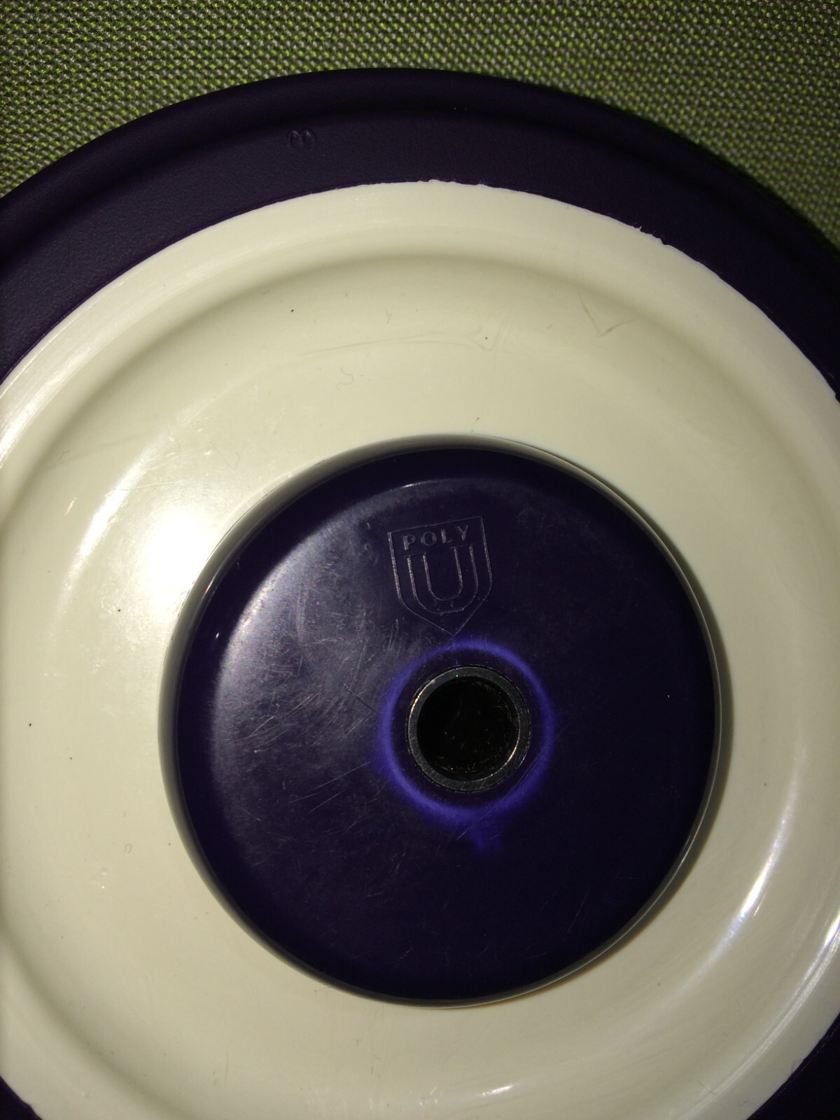 2 Replacement Shopping Cart Wheel - 5" x 1-1/4" Polyurethane Wheel Only