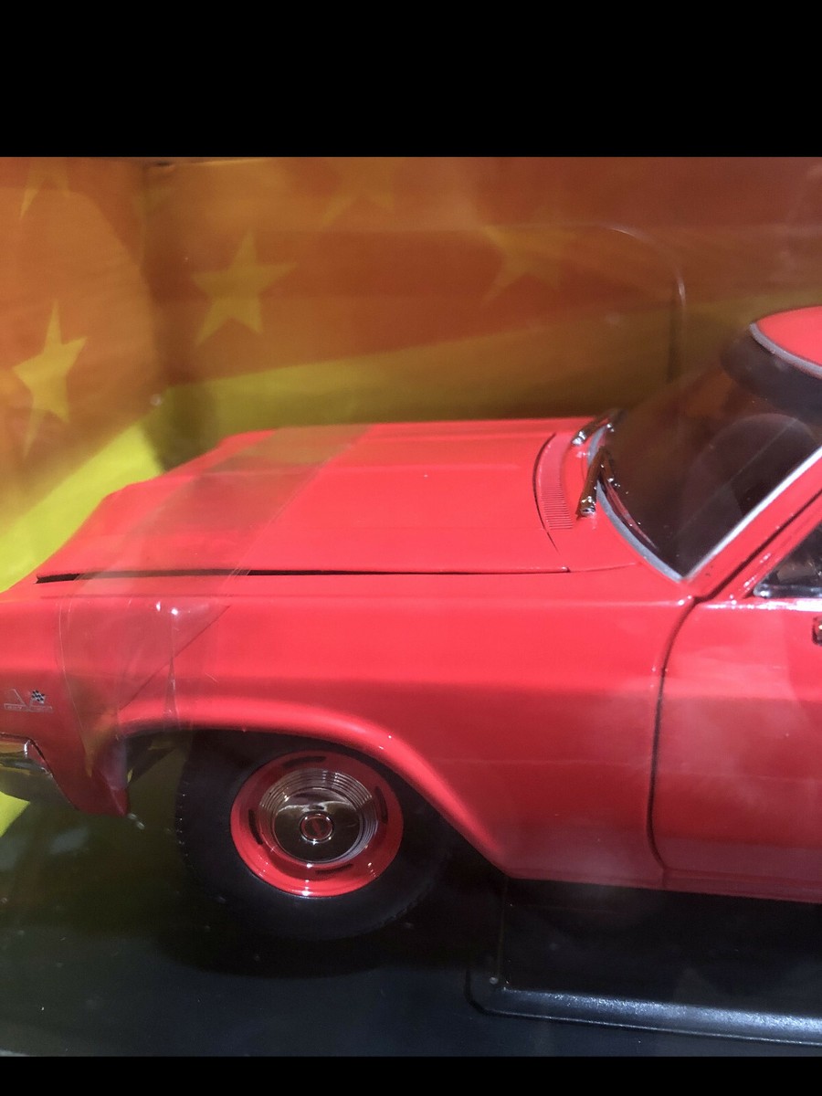 1966 Chevy Biscayne RED 1:18 Ertl American Muscle 33418 | eBay