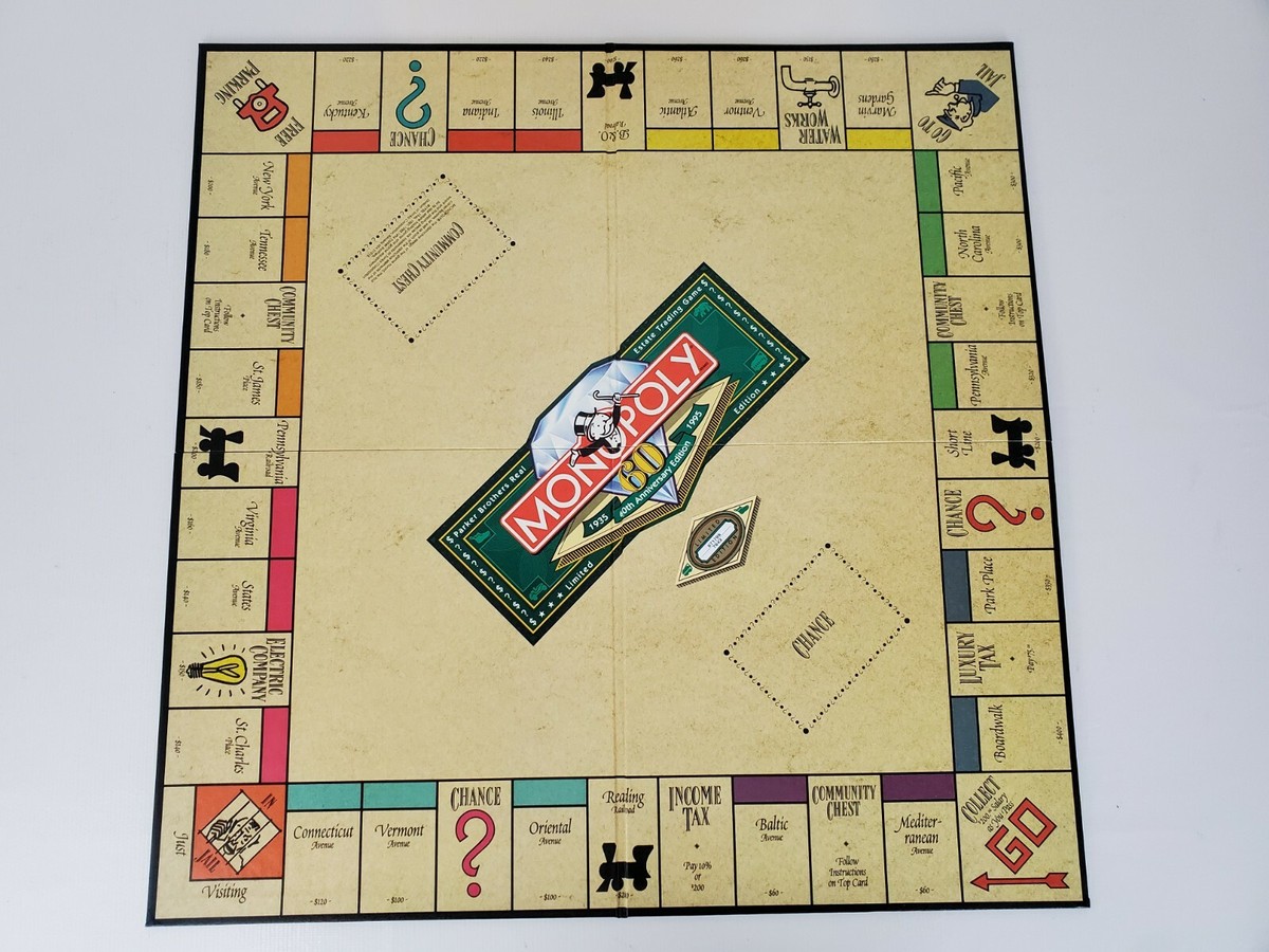 Monopoly 60th Anniversary 1935 - 1995 Limited Edition Board Game