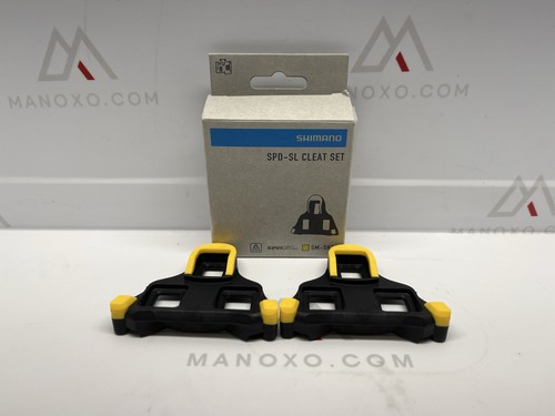 Shimano SM-SH11 Rennrad SPD-SL Pedal Cleats - 6 Grad Float - gelb/bl
