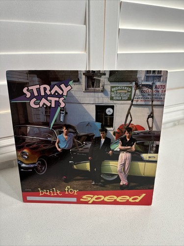 Stray Cats - Built For Speed 1982 Vinyl LP EMI Records ST-17070 Tested - Picture 1 of 15