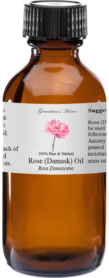GRANDMA'S HOME Rose Essential Oil - 4 oz - 100% Pure and Natural - Free Shipping - US Seller