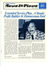 Ford,  A-1, Used Vehicles, News & Views, Bulletin, Extended Service Plans, Car