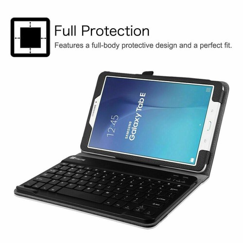Bluetooth Keyboard Case for Samsung Galaxy Tab E 9.6 Wireless Bluetooth Keyboard - Picture 6 of 8