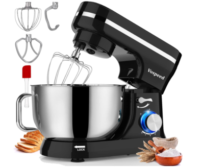 Vospeed Standmixer, 660W 6-Gang-Küchenmixer Mit 8,5QT