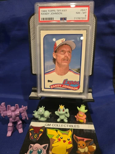 1989 Topps Tiffany Randy Johnson #647 Rookie RC PSA 8 HOF