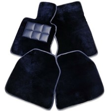 Genuine Super Silky Blue Sheepskin Floor Mats fits Rolls Royce Ghost 2011 - 2020