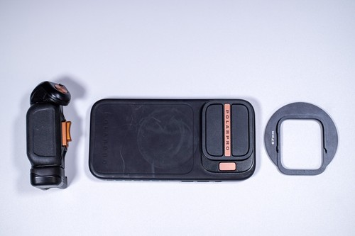 Polarpro LITECHASER 15 for iPhone 15 Pro (case, grip, and filter holder)