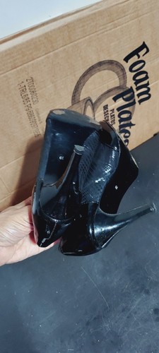 Alfani step n flex Women’s Black Shoes Stiletto Heels Size 6M Drawstring Pump - Picture 6 of 10