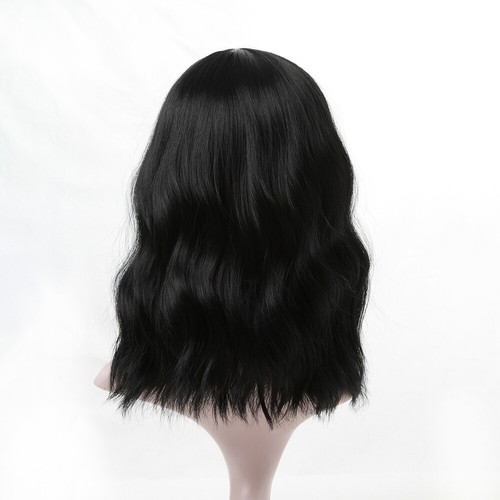 Wigs with Bangs Wavy Wig Women Girls Curly Bob Wigs - Picture 7 of 9