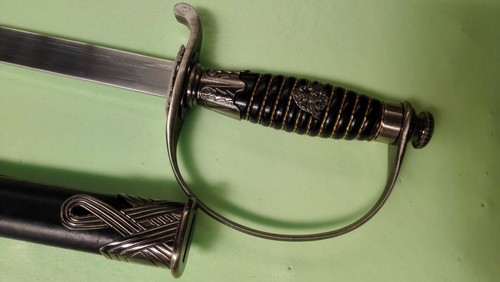 Collection High Quality Historial German SS Dress Officer sword Silver AU - Picture 9 of 10