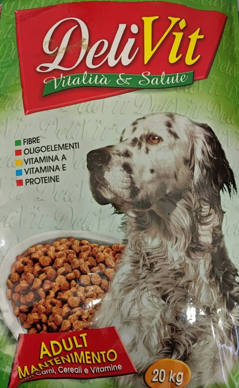 Delivit Adult - Dog Croquettes 20 kg - Vitality and Health - Nourished Crisps