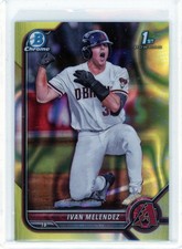 IVAN MELENDEZ - Dbacks - 2022 Bowman Draft Chrome Yellow Lava 75/75