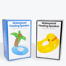 Inflatable Waterproof Floating Pool Speaker "Palm Tree"  "Duck"