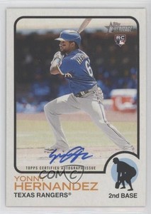 2022 Topps Heritage Real One Auto Yonny Hernandez #ROA-YH Rookie Auto RC